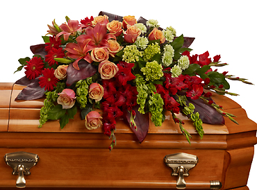 A Fond Farewell Casket Spray