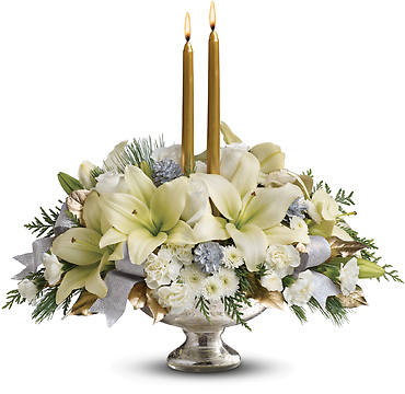 Silver And Gold Centerpiece