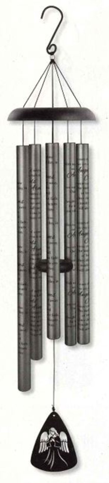 44\" Charcoal Sonnet Chime 64894 - Angels Arms